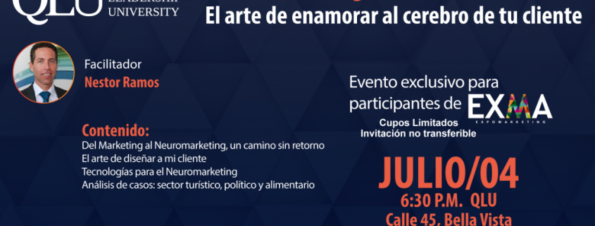 Conferencia Internacional: Neuromarketing, el arte de enamorar al cerebro de tu cliente, por Néstor Romero
